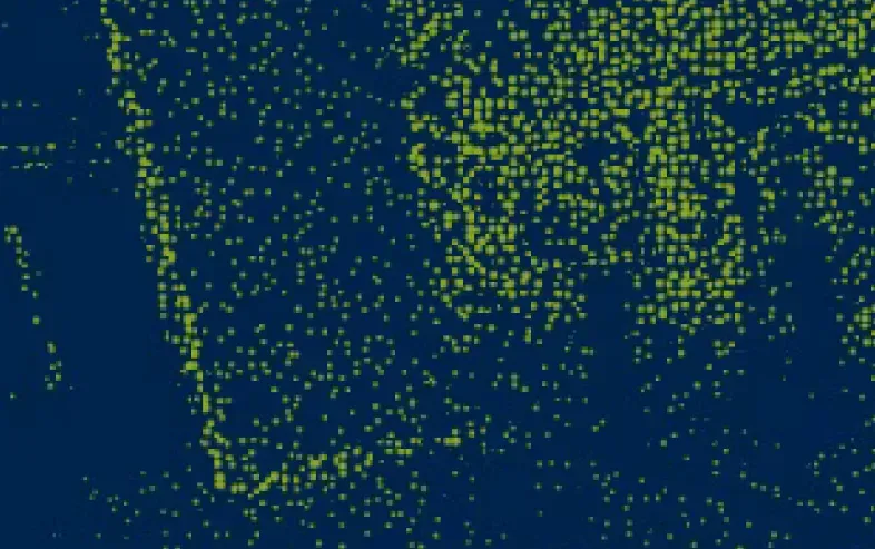 A point-cloud scan